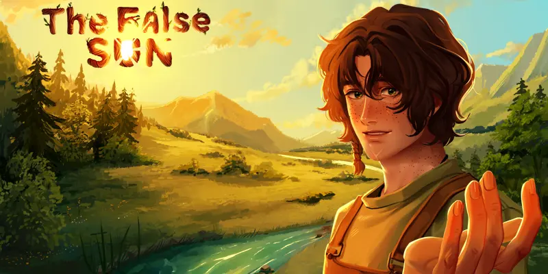 The False Sun rural visual novel cover artwork