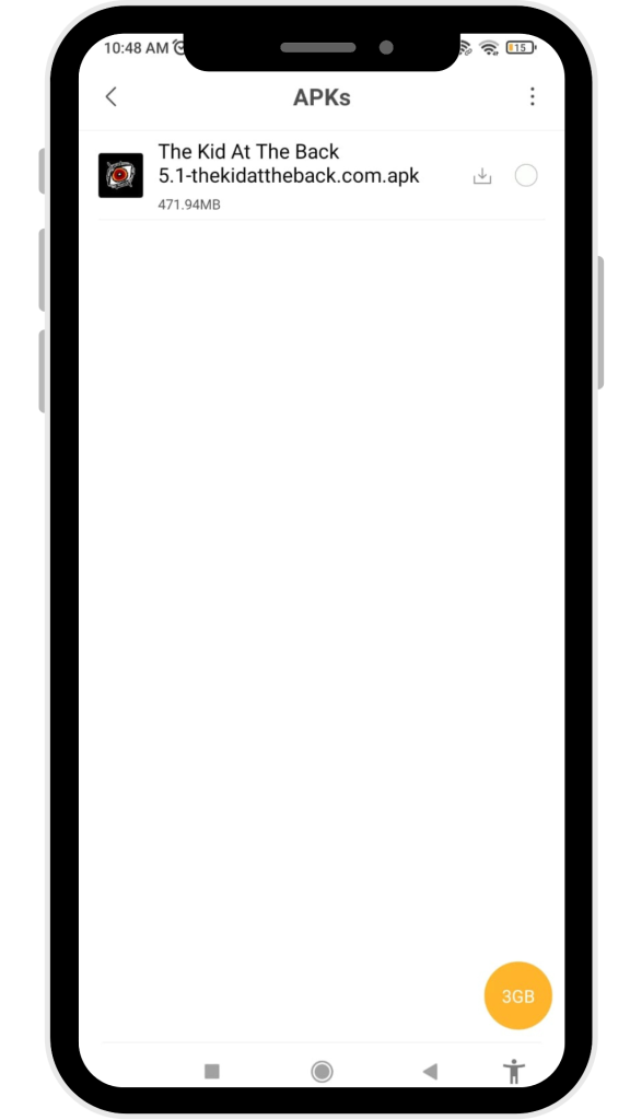 Find the File Of The Kid At The Back In File Maneger